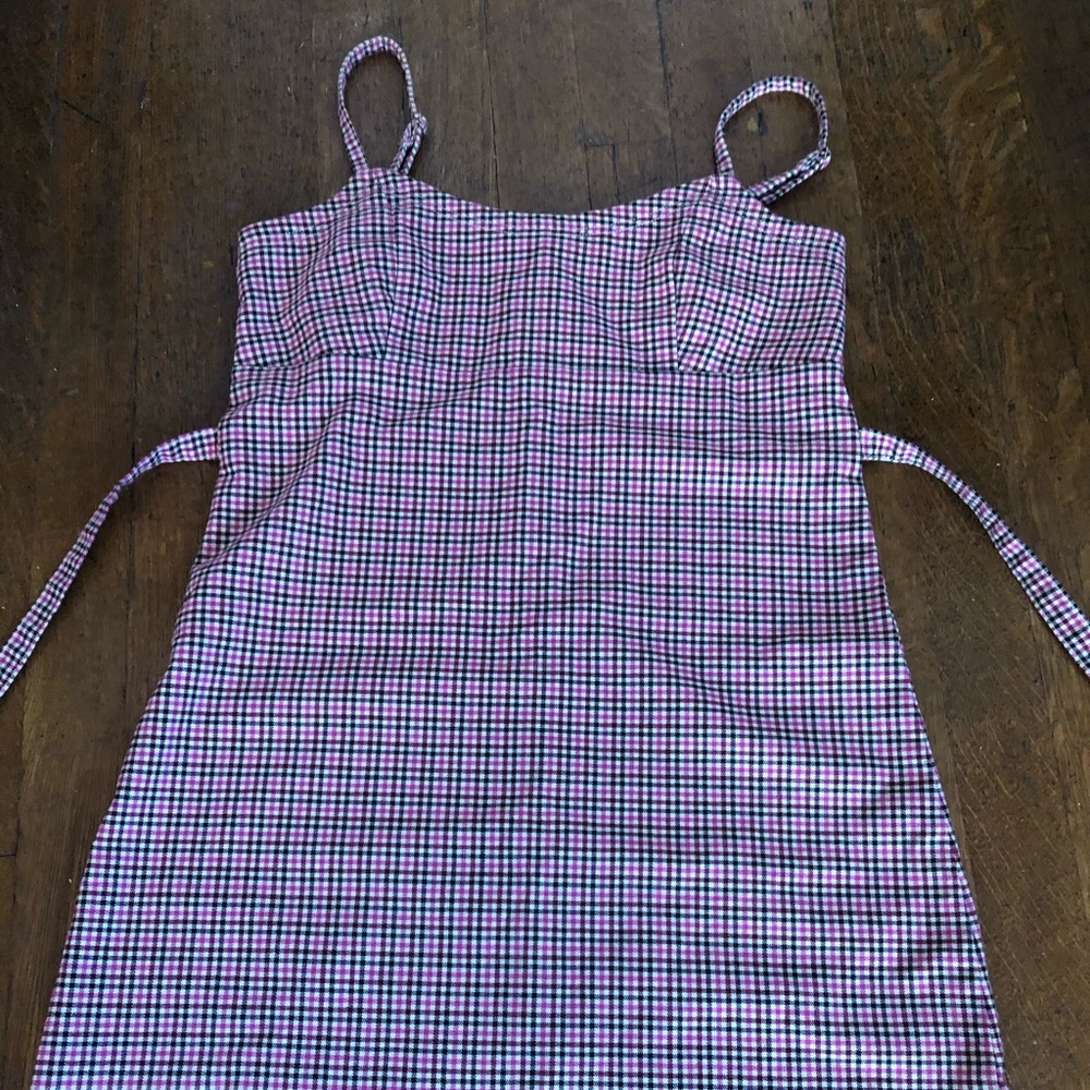 brandy melville plaid dress